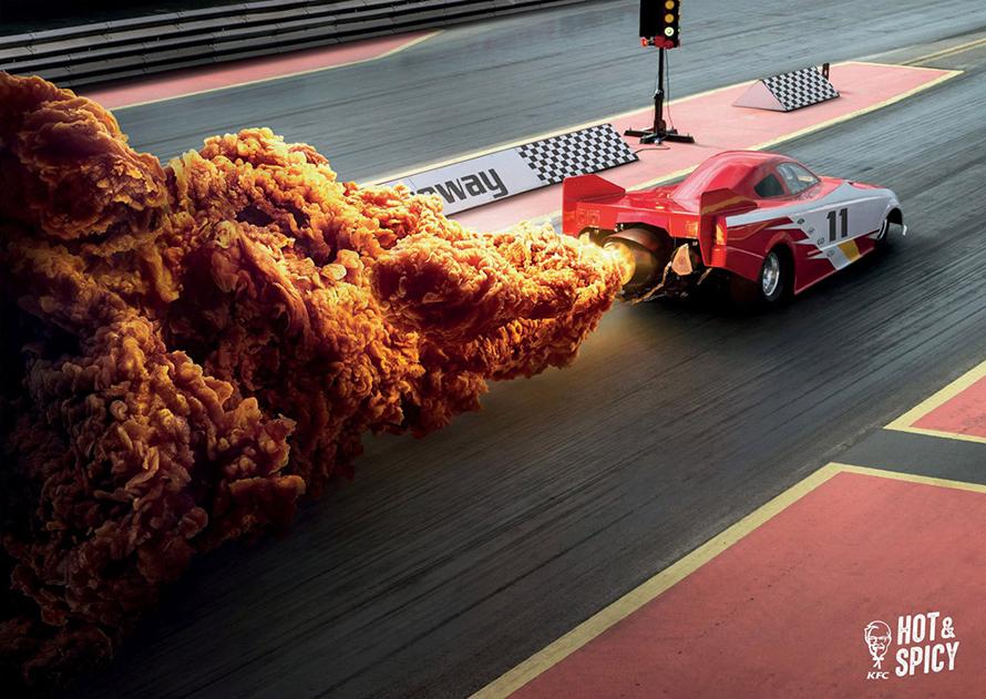 KFC Hot & Spicy reimagines fire